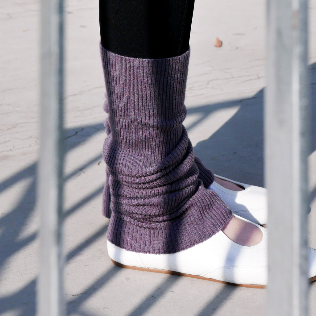Futhan Union "Wool" Series Merino Wool Leg Warmer Dusty Purple