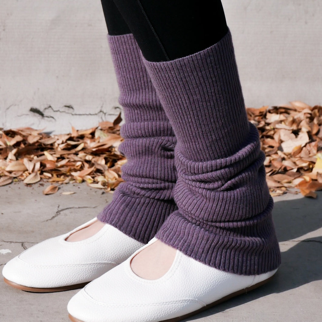 Futhan Union "Wool" Series Merino Wool Leg Warmer Dusty Purple