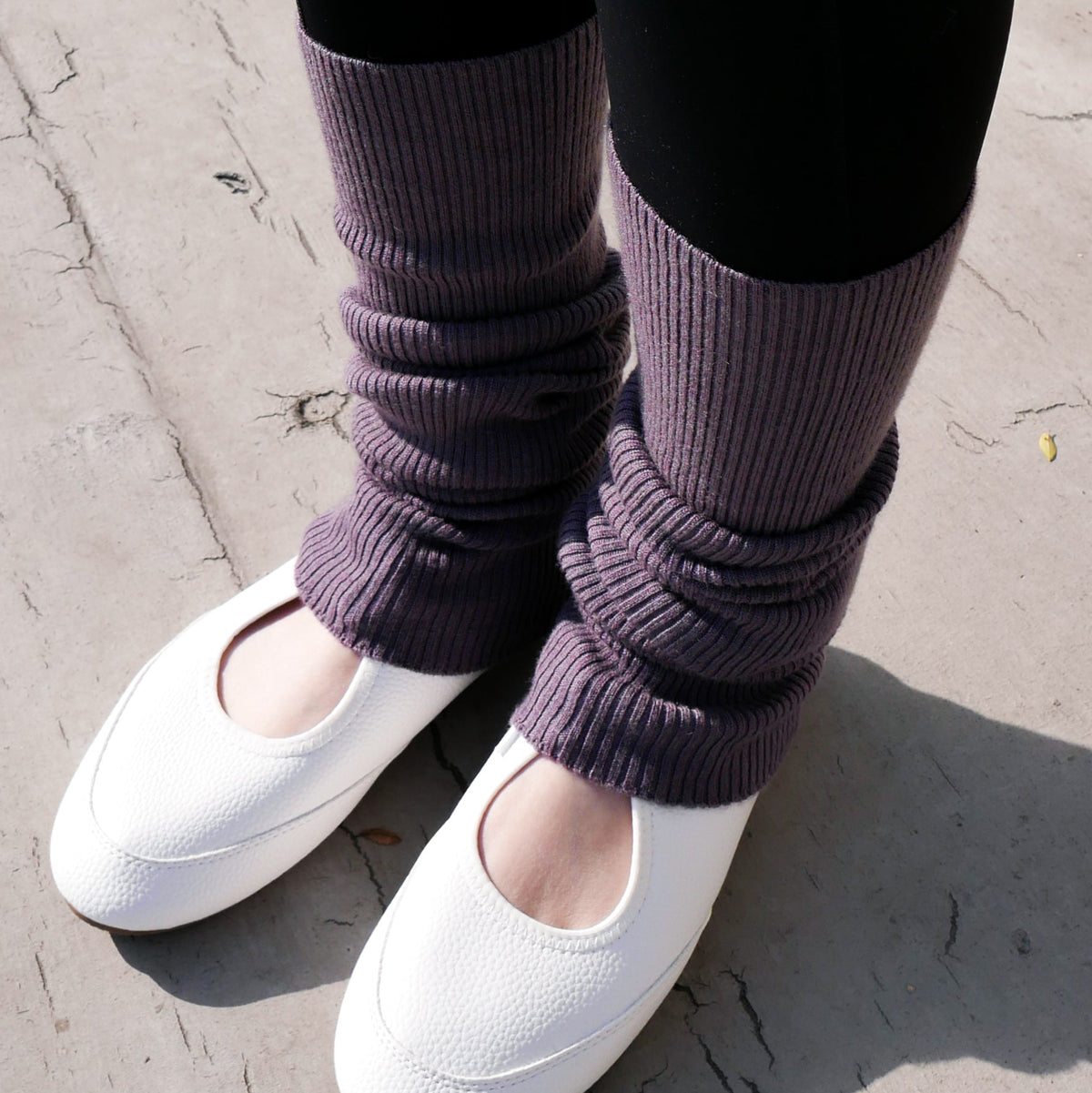 Futhan Union "Wool" Series Merino Wool Leg Warmer Dusty Purple