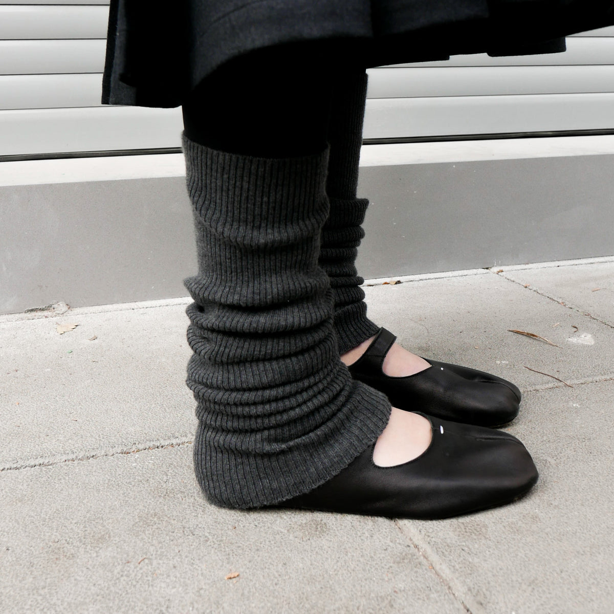 Futhan Union "Wool" Series Merino Wool Leg Warmer Gray