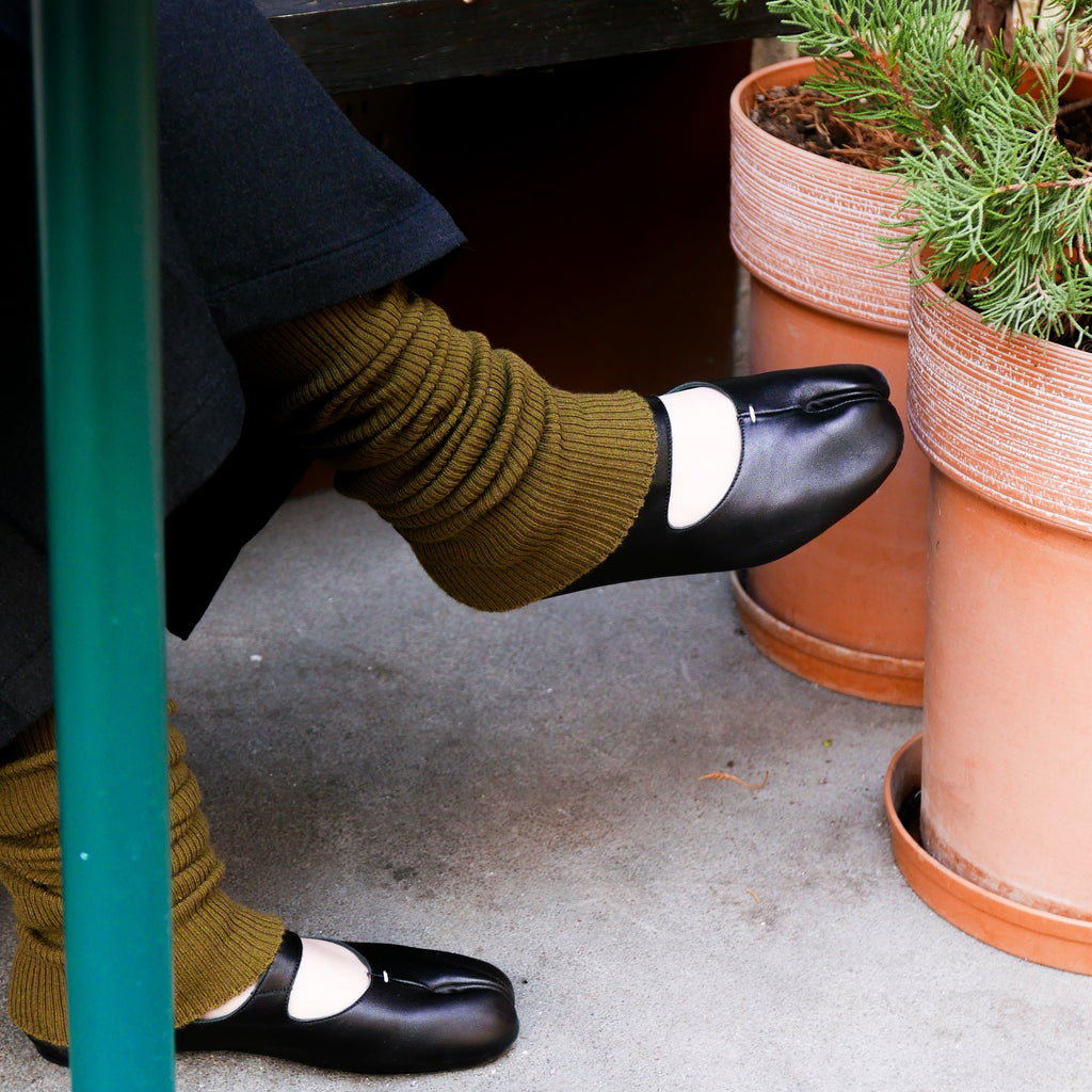 Futhan Union "Wool" Series Merino Wool Leg Warmer Oliver Green