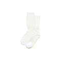 Futhan Union "DUO" Series Two Expressions Baggy Socks Off White