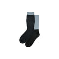 Futhan Union "DUO" Series Two Expressions Baggy Socks Dark Gray