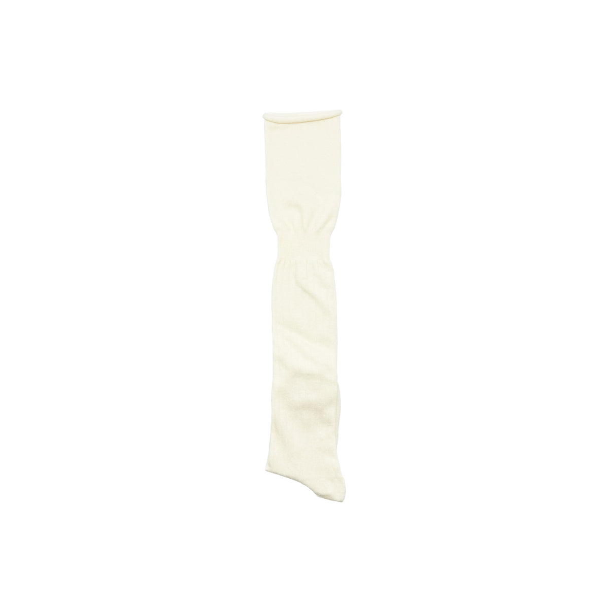 Futhan Union “Wool” Casual Knee Socks Merino Wool White
